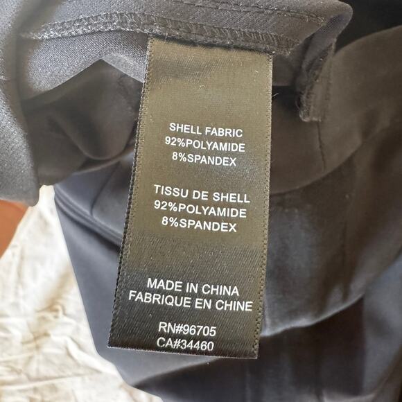 Rebecca Taylor Ava Techy Pants in Black Tuxedo Crop - Picture 6 of 14